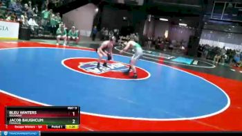 3 lbs Quarterfinal - JACOB BAUGHCUM, Franklin vs Bleu Winters, Rockmart