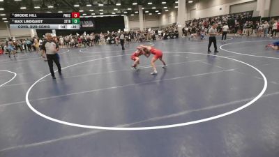 100 lbs Cons. Sub-semis - Brodie Hill, Pomona Wrestling Club Colorado vs Max Lindquist, Xtreme Training