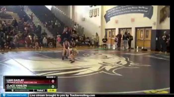 57 lbs Round 3 - Clace Hanlon, Gold Rush Wrestling vs Liam Gazlay, Cimarron Bad Boy Wrestling Clu