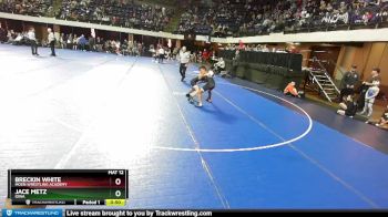 105 lbs Semifinal - Jace Metz, Iowa vs Breckin White, Moen Wrestling Academy