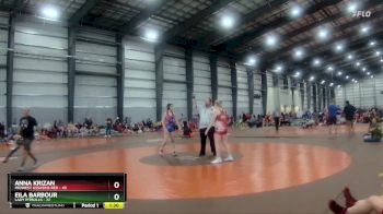 138 lbs Finals (8 Team) - Eila Barbour, Lady Pitbulls vs Anna Krizan, Midwest Assasins Red