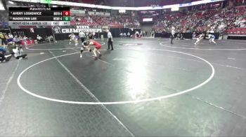 Girls 132 lbs Cons. Round 2 - Avery Losiewicz, Medford Area-Girls vs Madelynn Lee, Wausau West-Girls