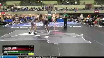 160 lbs Round 2 (4 Team) - Marcell Booth, Apple Valley vs Logan Jungling, Anoka