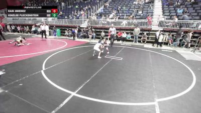 54 lbs Quarterfinal - Easi Jimenez, Ridge WC vs Kinzlee Fleckenstein, Independent