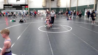 55 lbs 5th Place Match - Henrick Runcie, Hawks Wrestling Club (Lincoln) vs Beau Kintz, Pikes Peak Warriors Wrestling