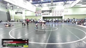 138 lbs Semifinal - John Alvarez, SAN FERNANDO vs Soushyant Saberi, Palisades