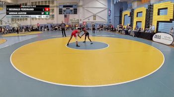 106 lbs Champ. Round 1 - Adrian Austin, William Penn H.S. vs Reginald Ferdinand, Laurel H S