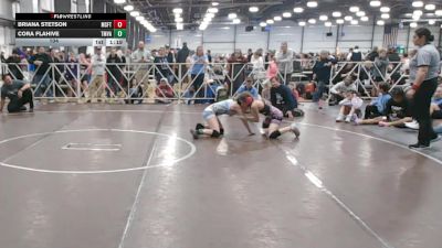 104 lbs Round 2 (3pm Friday) - Briana Stetson, Misfits vs Cora Flahive, Team VA/USA
