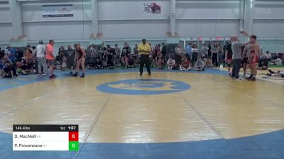 146-E lbs Consi Of 8 #2 - Deacon MacNeill, MI vs Phillip Provenzano, NY