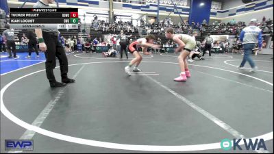 120 lbs Semifinal - Tucker Pelley, D3 Wrestling Cluib vs Kiah Locust, Cowboy Wrestling Club