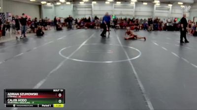 80 lbs Round 5 (8 Team) - Adrian Szumowski, CTWHALE vs Caleb Hodo, Warhawks Wrestling