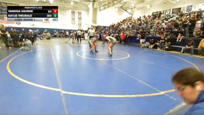 120 lbs Cons. Round 1 - Kaylie Theobald, Schurr vs Vanessa Aguirre, Garey