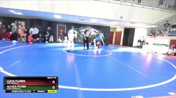 190 lbs Cons. Round 2 - Alyssa Flynn, Sand Springs G vs Lucia Flores, Southeast G