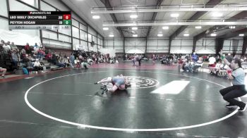 144 lbs Finals (4 Team) - Peyton Hogan, Uintah vs Leo Seely (Richfield), Juab B