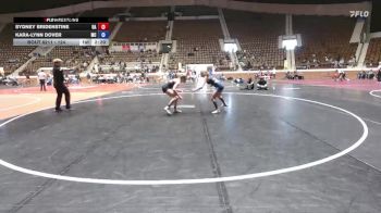 124 lbs 5th Place Match - Sydney Bridenstine, Unattached Lindsey Wilson vs Kara-lynn Dover, Roundtree Wrestling Academy
