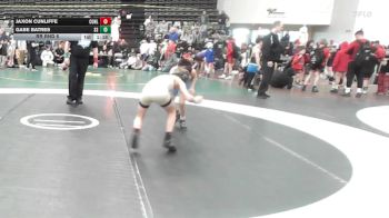 77 lbs Rr Rnd 6 - Jaxon Cunliffe, Cunliffes Corner Black - ESC vs Gabe Batres, South Side Wrestling Club - ESC