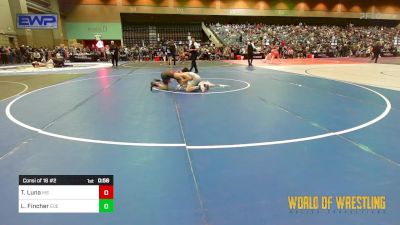 84 lbs Consi Of 16 #2 - Teagan Luna, Mat Sense vs Lucas Fincher, Eastern Oregon Elite