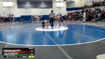 171 lbs Champ. Round 1 - Donovan Crockett, Colony High School vs Steljo Wolcoff, Palmer High School