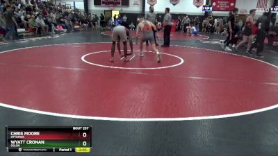 138 lbs Round 3 - Chris Moore, Ottumwa vs Wyatt Cronan, Solon