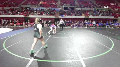 235 lbs Round 3 - 2nd Wrestleback And Semi-finals(16 Team) - Emery Franklin, Azle vs Shelby Wells, Comal Pieper