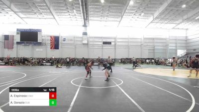 130 lbs Rr Rnd 3 - Alexandra Espinosa, Coachella Valley WC vs Adriana Dorazio, Dub Wrestling