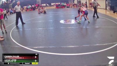 85 lbs Round 2 (6 Team) - Lucas Layne, Alabama Elite vs Camden Fuller, South Paulding Jr Spartans