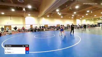 52 lbs Quarters - Declan Koch, Team Nazar Training Center vs Deven Casey, Izzy Style Wrestling