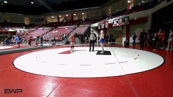 130 lbs Quarterfinal - Daisy Yost, Yukon vs Anna Dux, Rogers High School Girls