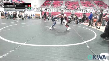 76 lbs Quarterfinal - Colton Friddle, Rough Riders vs James Boykin, Cowboy Wrestling Club