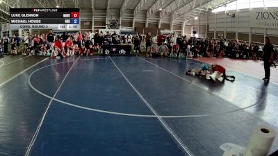 80 lbs Cons. Round 3 - Luke Glennon, Montana vs Michael House, Arizona