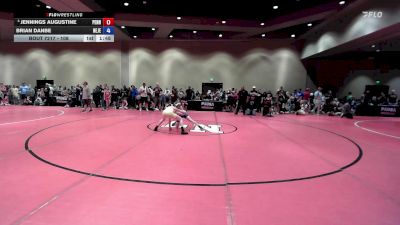 108 lbs Cons. Semis - Jennings Augustine, Pennsylvania vs Brian Danbe, New Jersey