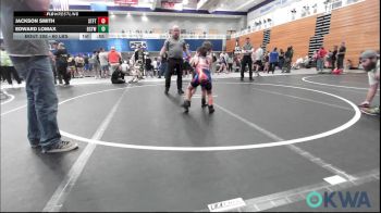60 lbs Quarterfinal - Jackson Smith, Standfast vs Edward Lomax, Bridge Creek Youth Wrestling