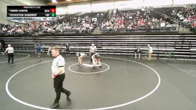 4A 190 lbs Champ. Round 1 - Owen Curtis, Murray vs Stockton Sondrup, Timpanogos