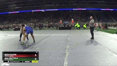 D2-285 lbs 3rd Place Match - Seth Fulton, Center Line HS vs Ben Przytula, OA Carlson HS