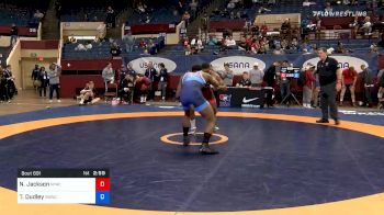 86 kg Prelims - Nathan Jackson, New York Athletic Club vs Timothy Dudley, Sunkist Kids Wrestling Club