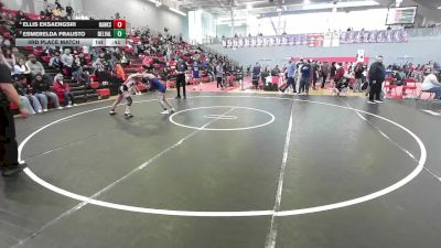 100 lbs 3rd Place Match - Ellis Eksaengsri, El Paso Hanks vs Esmerelda Frausto, El Paso Del Valle