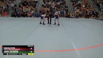 70 lbs Semifinal - Lincoln Foss, Pursuit Wrestling Minnesota vs Derek Granberg, Wayzata Youth Wrestling