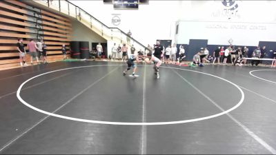 132 lbs Champ. Round 2 - Julian Gutierrez, IL vs Caleb Arroyo, IA