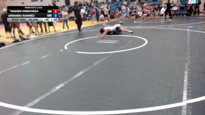 100 lbs Quarters - Khasen Srimoukda, All In Wrestling Academy vs Armando Ramirez, Fighting Squirrels Wrestling Club