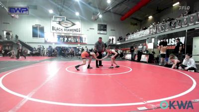 106 lbs Rr Rnd 2 - Levi Ward, Broken Bow Youth Wrestling vs Tommy Greschke, Roland Youth League Wrestling