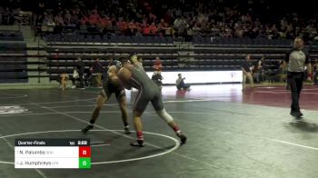 157 lbs Quarterfinal - Nicholas Palumbo, Sacred Heart vs Josh Humphreys, Lehigh