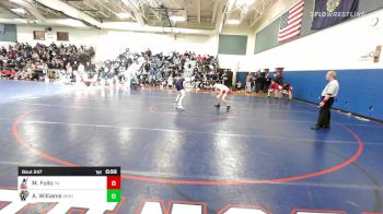132 lbs Consolation - Michael Follo, Pinkerton Academy vs Aidan Williams, Windham