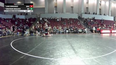 84 lbs Cons. Round 2 - Grayson Sealock, Front Royal Wrestling Club vs Liam Demarest, Enlisted Nine Fight Company VA