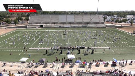 Dripping Springs High School "Dripping Springs TX" at 2024 Texas Marching Classic