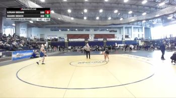 108 lbs Round 2 (3 Team) - Gianni Bench, Saratoga Springs Sr HS vs Logan Sedani, Sachem North