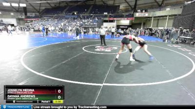 115 lbs Cons. Round 3 - Josselyn Medina, Othello Wrestling Club vs Dayana Andrews, Fitness Quest Wrestling Club