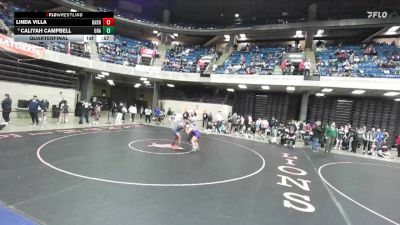 170 lbs Quarterfinal - Caliyah Campbell, Unattached vs Linda Villa, Unattached