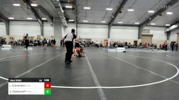 60-65 lbs Rr Rnd 2 - Logan Clarendon, Black Fox Wrestling Academy vs Jacob Dadiomoff, Young Guns Nashville Wrestling