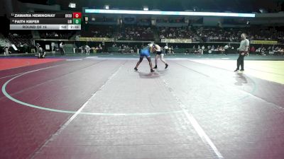 180 lbs Round Of 16 - Zamaria Hemingway, Grand Valley State vs Faith Kiefer, Liberty