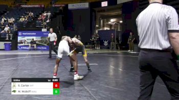 133 lbs Consi Of 8 #2 - Sean Carter, Appalachian State vs McGwire Midkiff, ND State